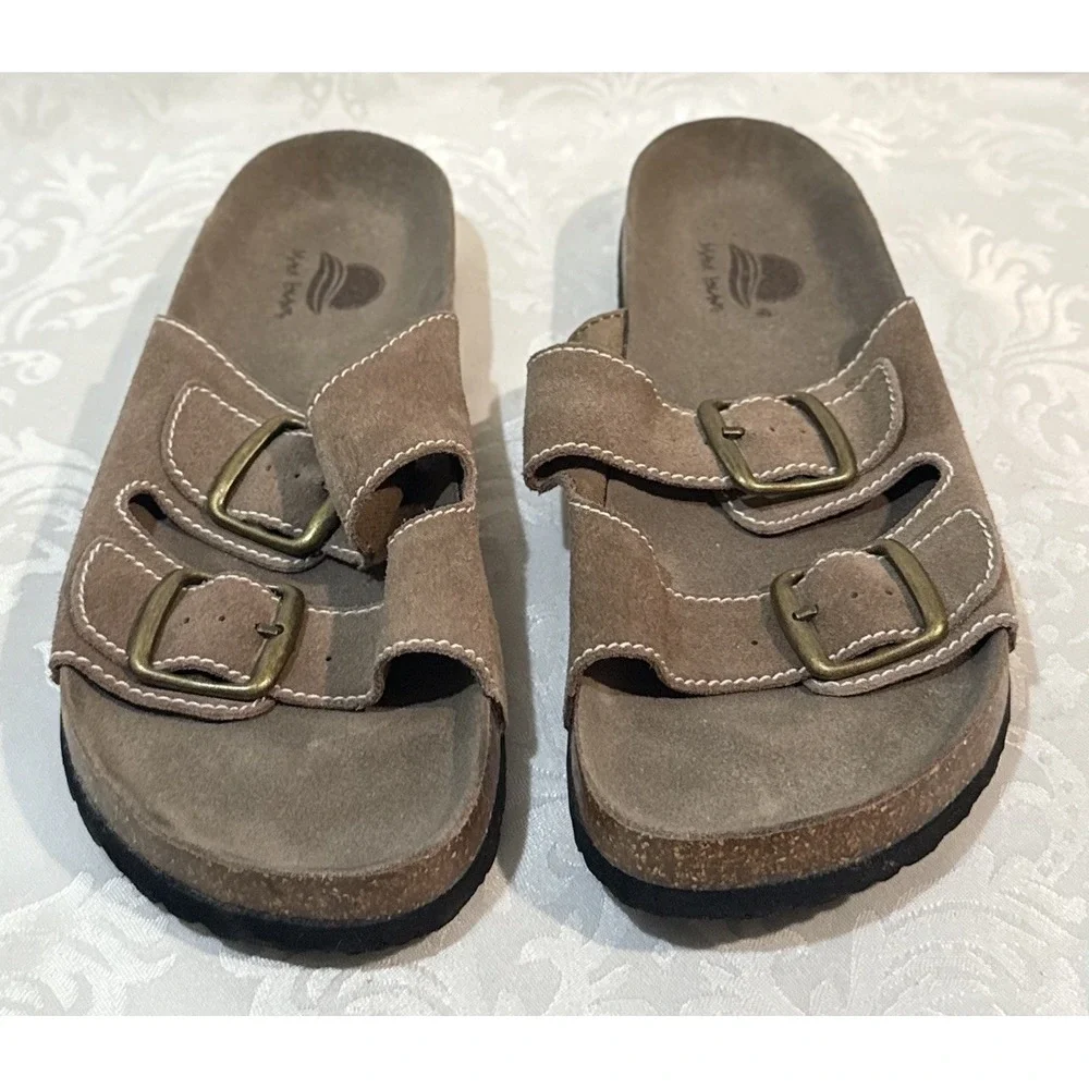 Maui Island double-strap buckle sandals Men Size 8M